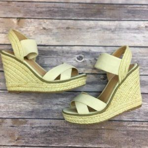 Merona nude Espadrille wedges size 7.5